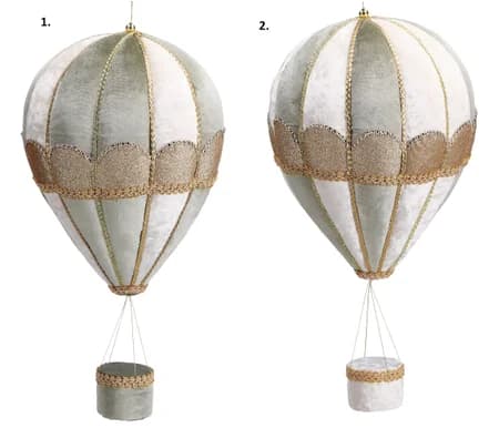 Balón textil 24,5x44 cm 49752 49752