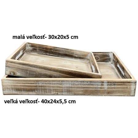 Exner Tácka drevo 30x20x5 cm 49003 49003