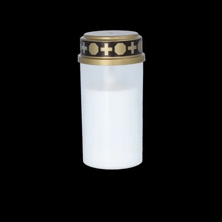 Sviečka LED biela 6x10 cm 49631 49631