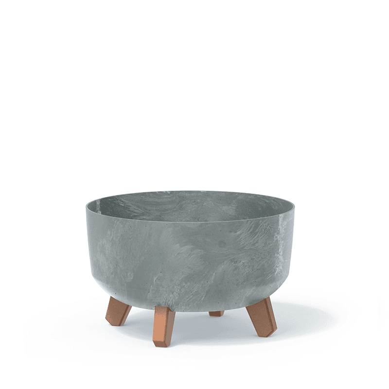 Prosperplast Kvetináč plast Gracia Low Beton Effect 28,5 cm 39255 39255 - obrázok 1