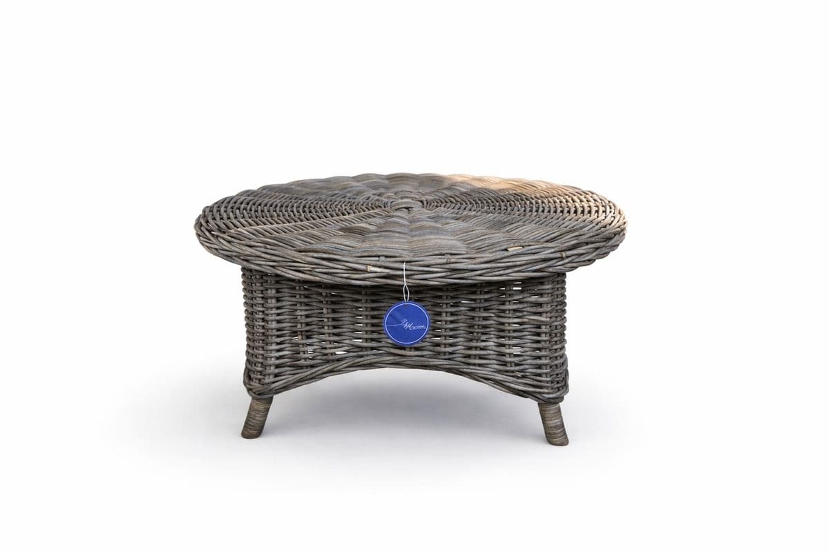 Konferenčný stolík z ratanu nízky elegantný 80xH40cm 47237 - obrázok 1