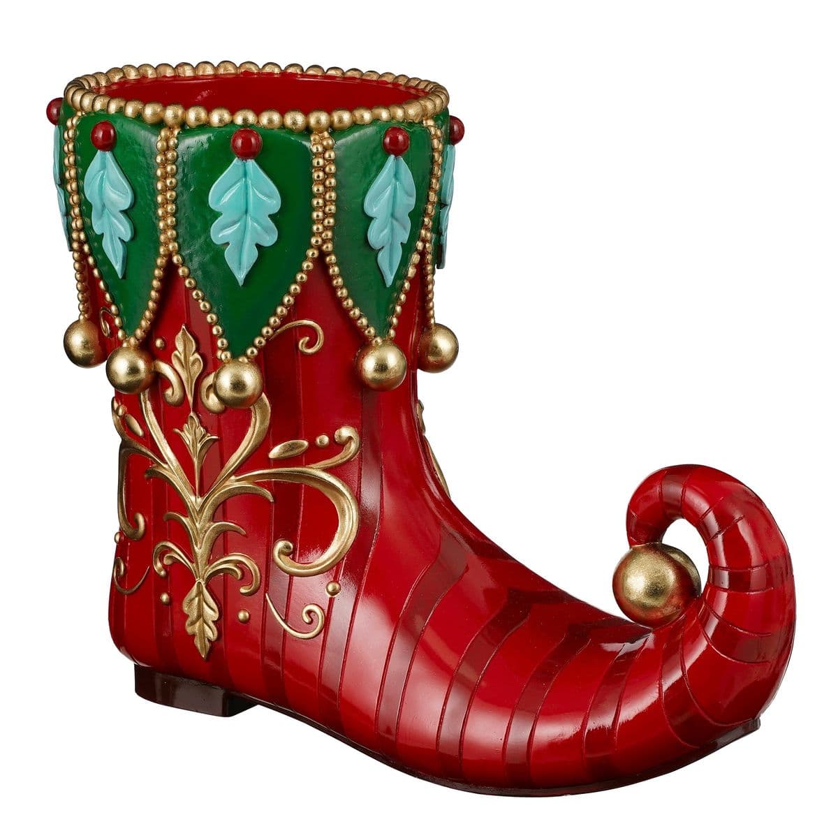 Topánka červená polyresin 55x28x43,5 cm 45590 - obrázok 1
