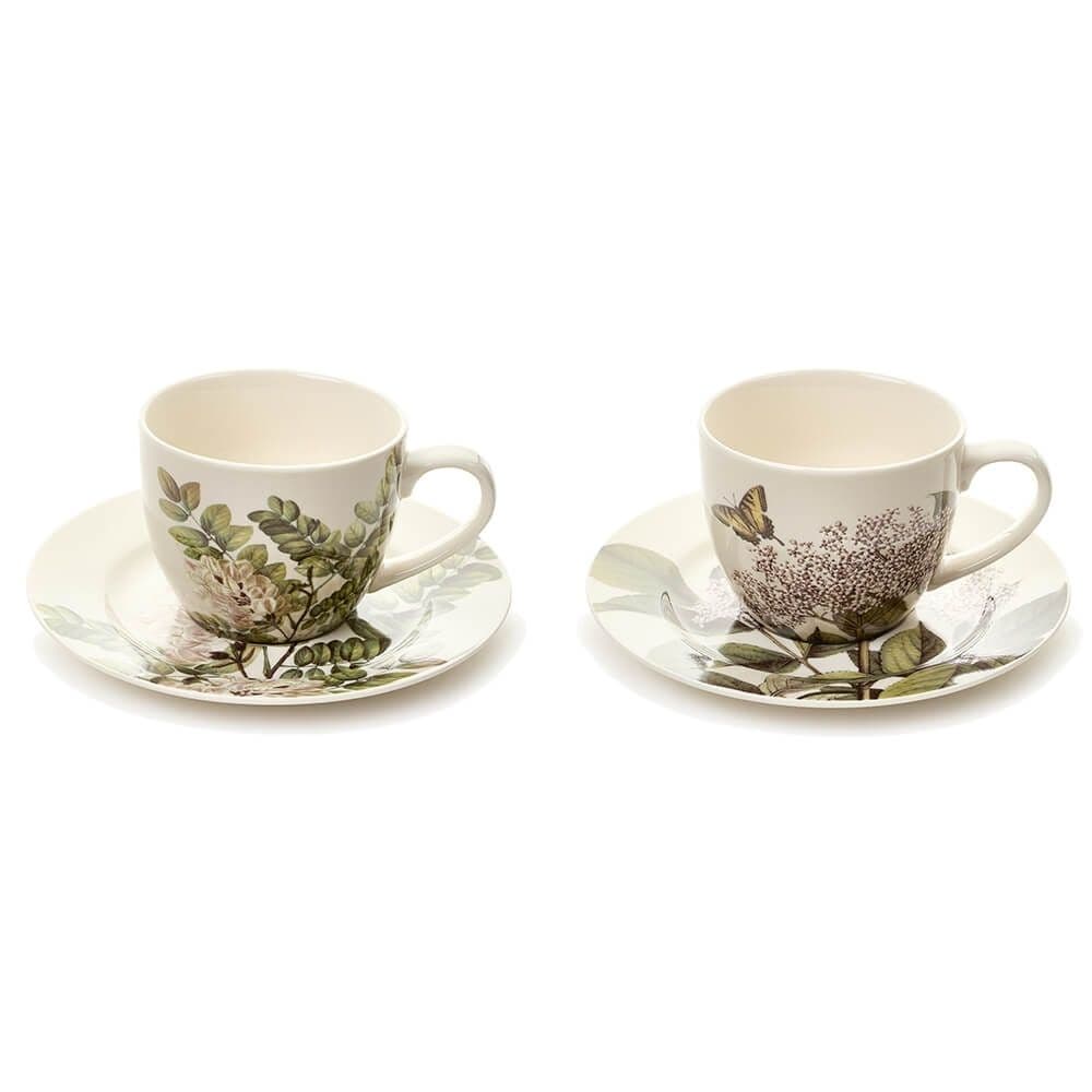 Nuvole di Stoffa Šálka s tanierikom porcelán HERBARIUM 230ml 43317 - obrázok 1