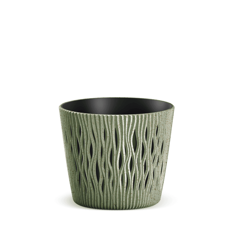 Prosperplast Kvetináč plast Sandy Round ECO Wood 26,2 cm 39289 39289 - obrázok 1