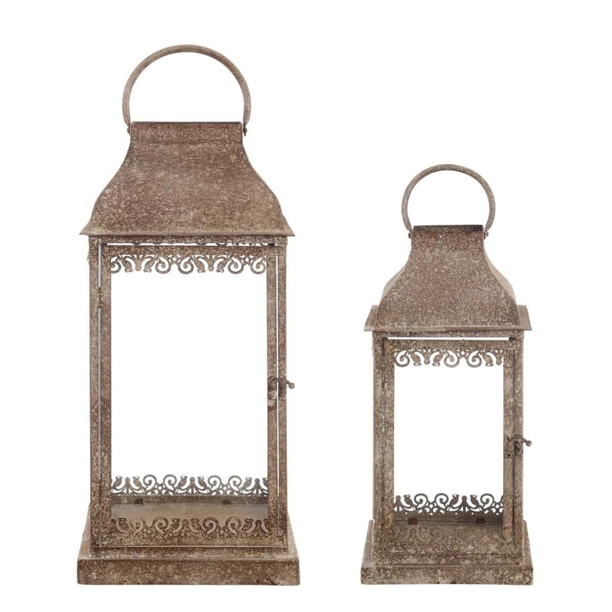 Blanc Maricló Lampáš kov hrdzavý 26x21x54 cm 45842 - obrázok 1