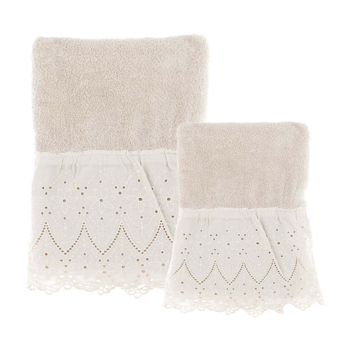 Blanc Maricló Bavlnené uteráky krémové 40x60/60x110 cm 45790 - obrázok 1