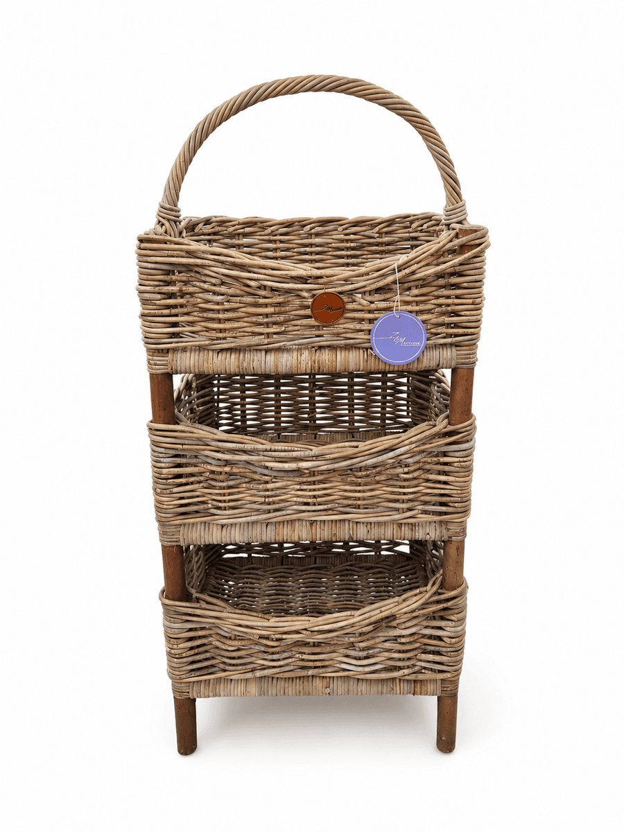 Z&M Exclusive Košík ratan 40x25x100cm 49327 49327 - obrázok 1
