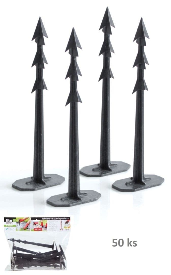 Prosperplast Kolíky upevňovacie plast Harpoon peg 6,7 x 3,8 x 20,9 cm/50ks 41517 41517 - obrázok 1