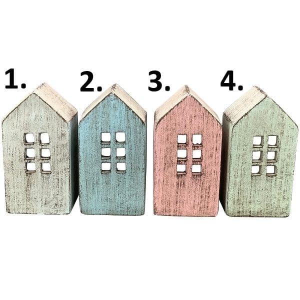 Domček keramika na sviečku 12x7x23 cm 46400 - obrázok 1