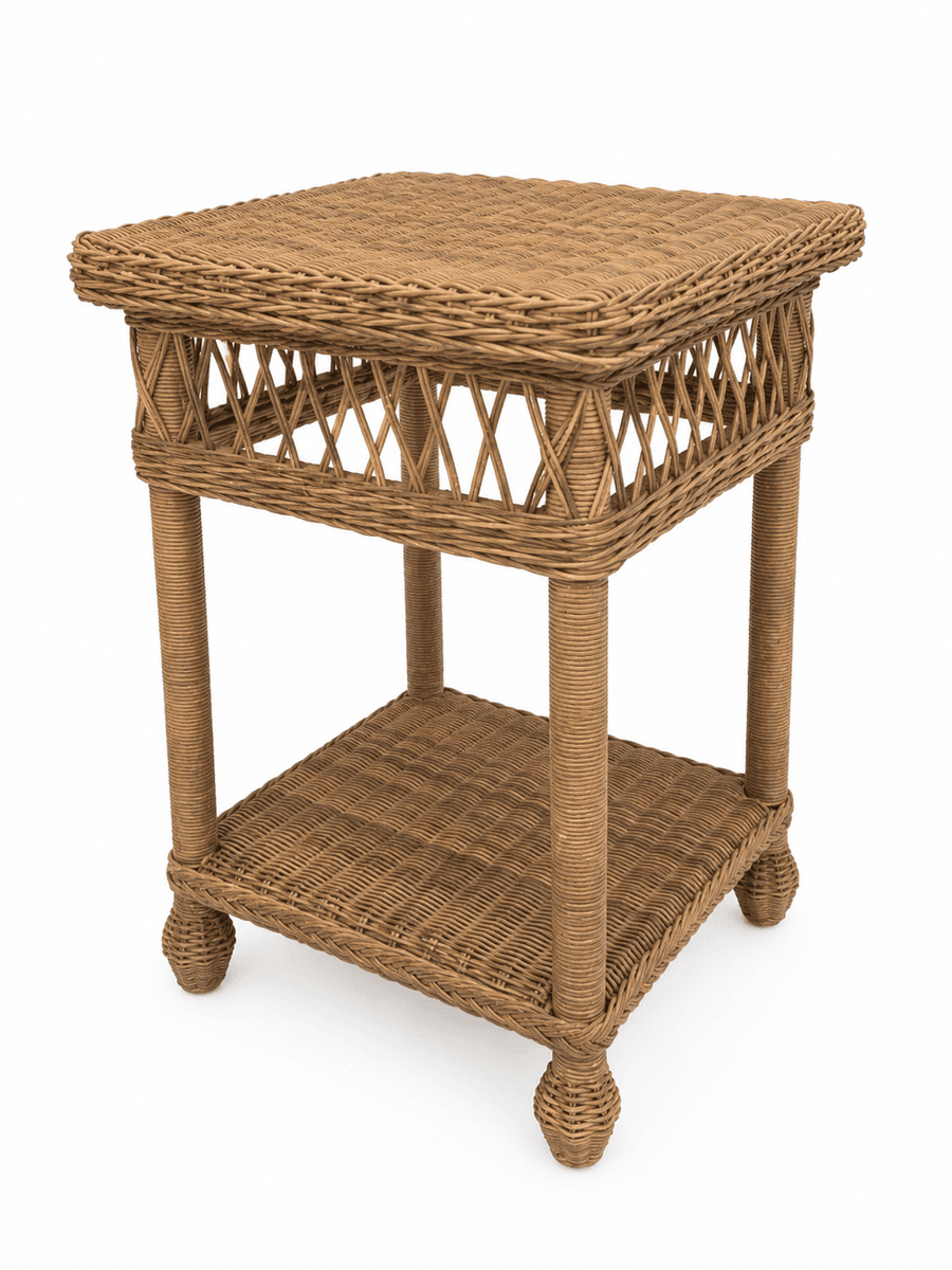 Z&M Exclusive Podstavec ratan 35x35x60 cm 49346 49346 - obrázok 1