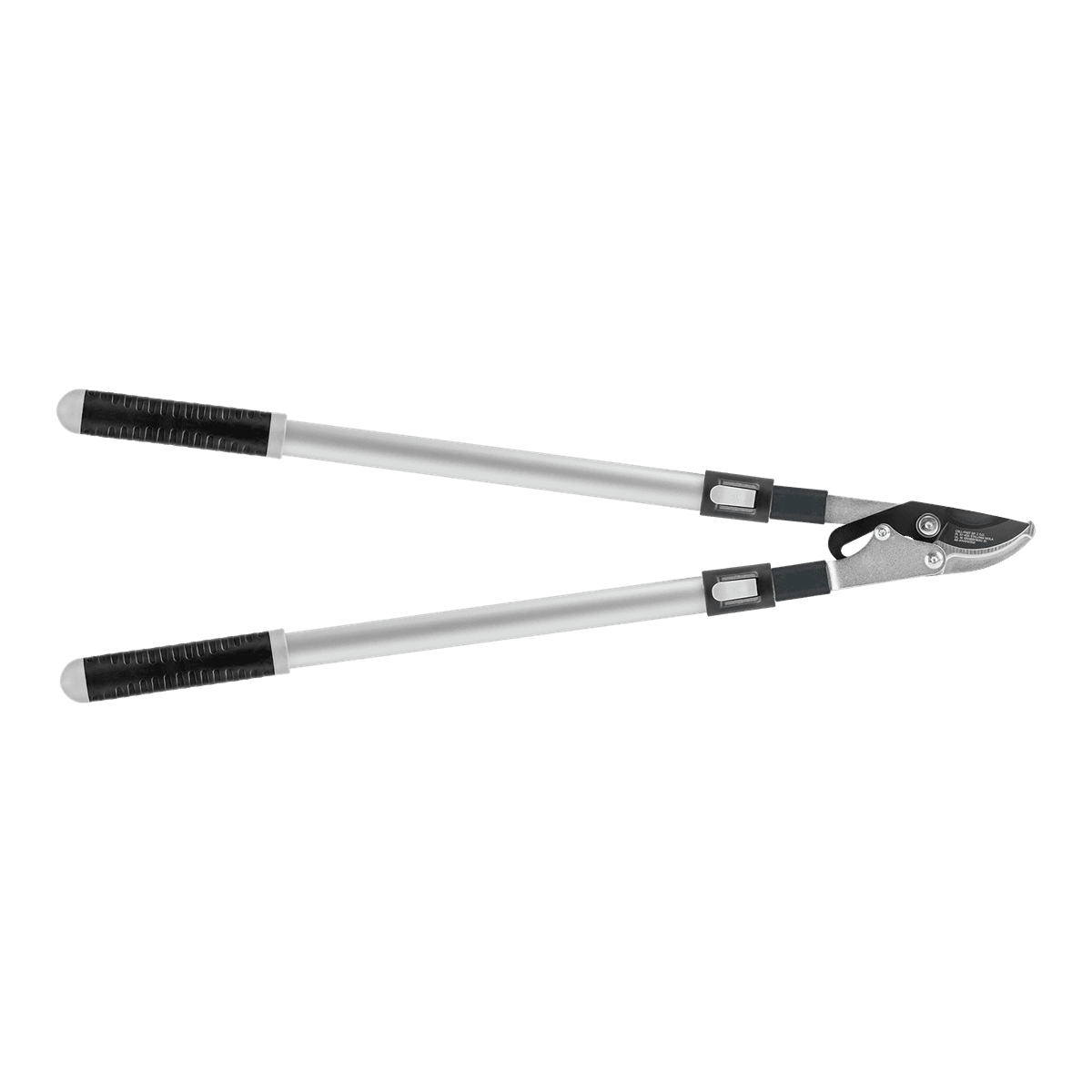 Kovové záhradné teleskopické nožnice BASIC v sivo-čiernom farebnom prevedení 77 x 25 x 3 cm 39788 - obrázok 1