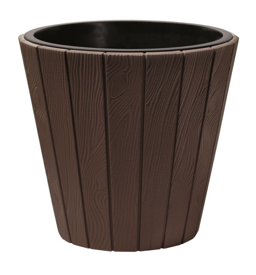 Prosperplast Kvetináč plast WOODE 30 cm 32997 32997 - obrázok 1