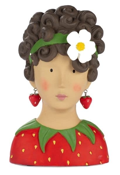 Baden Hlava polyresin Lady Claire jahoda 30 cm 46794 - obrázok 1