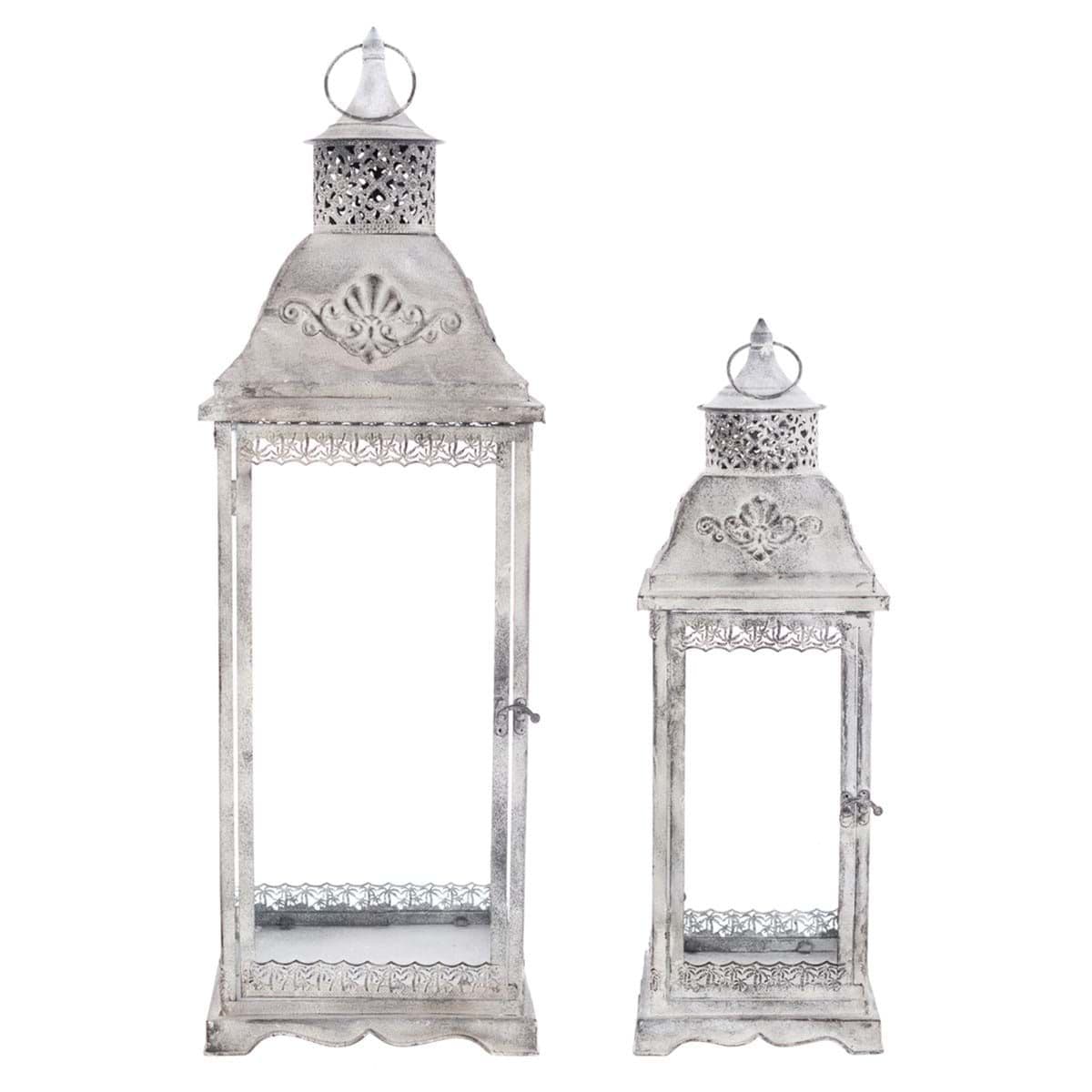 Blanc Maricló Lampáš kov sivý 16x16x54 cm 45839 - obrázok 1