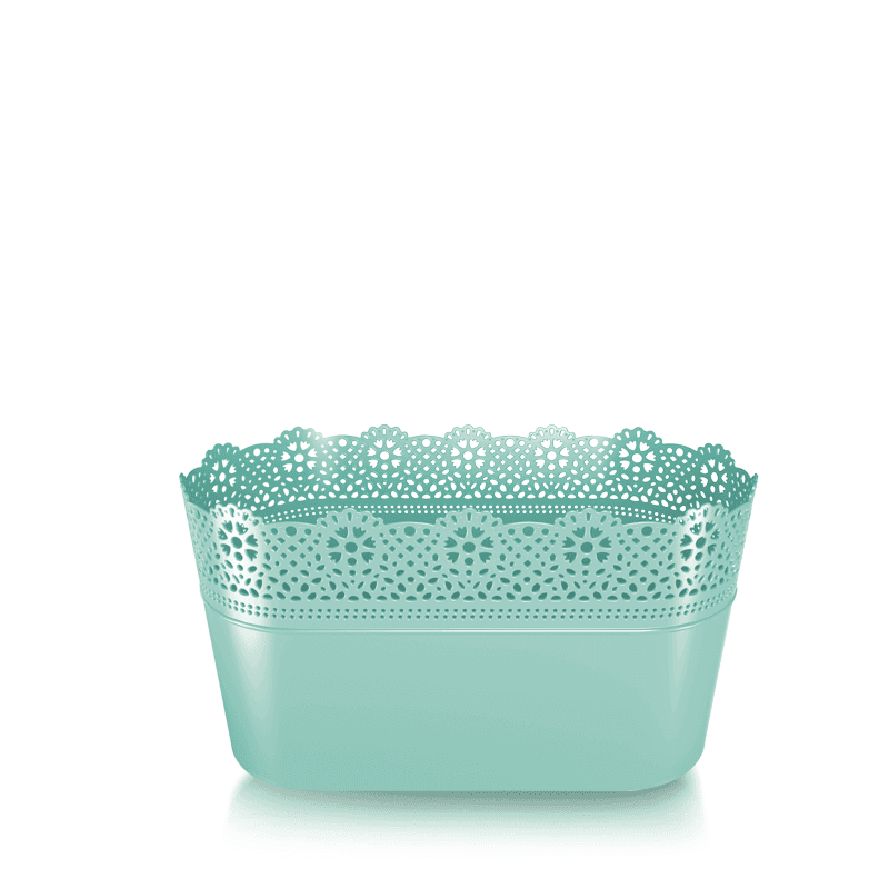 Prosperplast Kvetináč - truhlík plast Lace 28,5 cm 39262/30873 - obrázok 1
