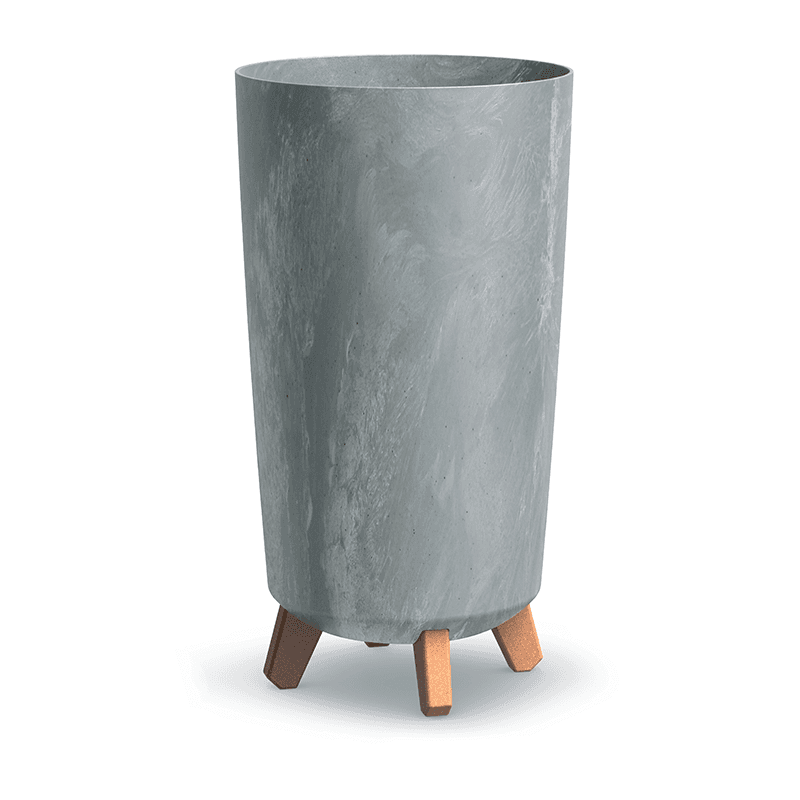 Prosperplast Kvetináč plast Gracia Tubus Slim Beton Effect 23,9 cm 39259 39259 - obrázok 1