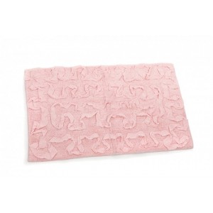 Mäkučká rohožka do kúpeľne v ružovej farbe 50 x 80 cm 24638