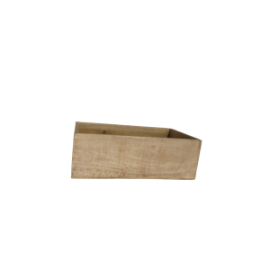 Drevená veľká bednička ako úložný box v hnedom farebnom prevedení 23 x 38 x 13 cm 38351
