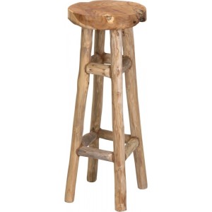 Barová stolička z hrubého teakového dreva 22682