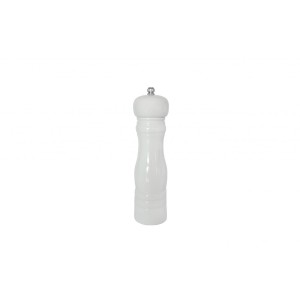 Keramický mlynček na soľ alebo korenie v bielej farbe v retro štýle 21,5 cm Isabelle Rose 37873