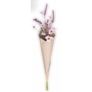 Kytica purpurových kvetov v kornútku 34135
