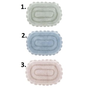 Mäkučká huňatá rohožka - koberček do kúpeľne v troch farebných prevedeniach s lemom 55 x 85 cm Blanc Maricló 42537