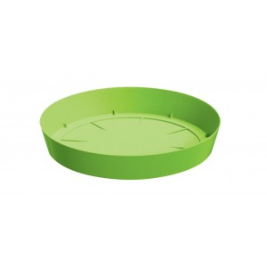 Plastová kruhová podmiska pod kvetináč LOFLY v limetkovo-zelenom farebnom prevedení 30,5 cm 30365