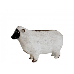 Polyresinová dekorácia v tvare ovce vo vintage štýle Chic Antique 12 x 18 x 6 cm 43535