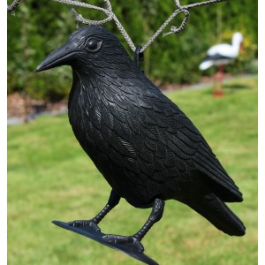 Plastová čierna vrana ako plašič vtákov 21352