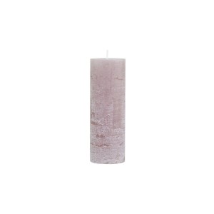 Rustikálna stĺpová sviečka v sivohnedej farbe 7x20 cm Chic Antique 36182