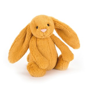Šafranový plyšový zajačik Jellycat Bashful Saffron Bunny 31 cm 37340