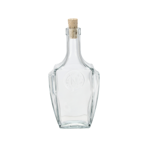 Sklenená transparentná fľaša Bonaparte s korkovým uzáverom 500 ml 40781