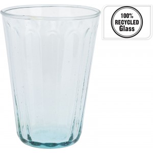 Sklenený pohár z recyklovaného skla v transparentnom farebnom prevedení 400 ml 43116