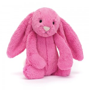 Sýtoružový plyšový zajačik Bashful Hot Pink Bunny 31 cm Jellycat 39646