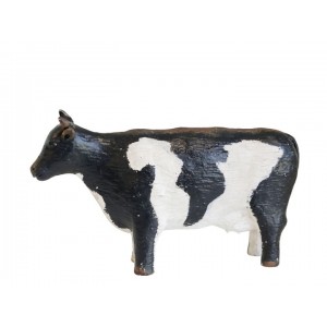 Polyresinová dekorácia v tvare kravy vo vintage štýle Chic Antique 43534 13 x 22cm