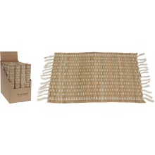 Prestieranie - podložka bambus pásikavý vzor so strapcami...
