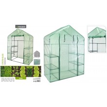 Záhradný skleník s plachtou v zelenom farebnom prevedení ...
