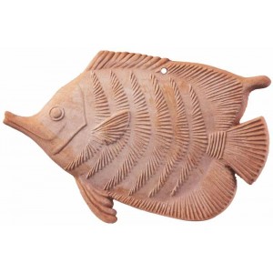 Terakotová ryba 22 cm 30768
