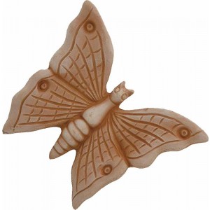 Terakotový motýľ 16 cm 30817