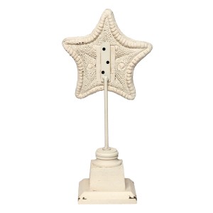 Hviezdica na stojane 15x9x32cm Clayre-Eef 31414