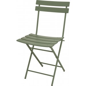 Bistro kovová skladacia stolička v zelenom farebnom prevedení 80 cm 36412