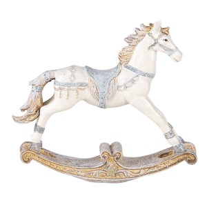 Hojdací koník ako dekorácia z polyresinu ozdobný Clayre & Eef 35020