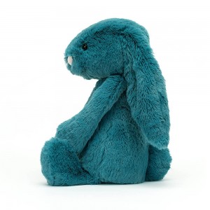 Minerálovo-modrý plyšový zajačik Bashful Mineral Blue Bunny 31 cm Jellycat 39674