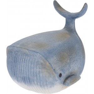 Modrá veľryba keramická so zašpineným vzhľadom 34235