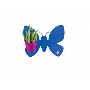 Modrý magnetický panel v tvare motýľa pre kvetináče s magnetmi 34996