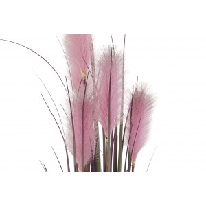 Ružová tráva v kvetináči 30x30x150 cm 32807
