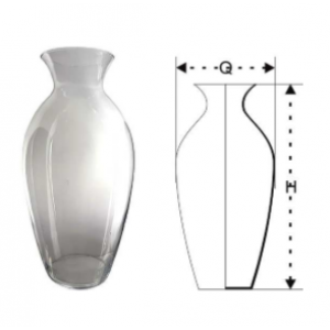 Váza sklenená 29853