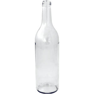 Sklenená transparentná fľaša Spirit s objemom1000 ml 36648