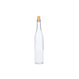 Sklenená transparentná fľaša Suvenir s korkovým uzáverom 500ml 31872