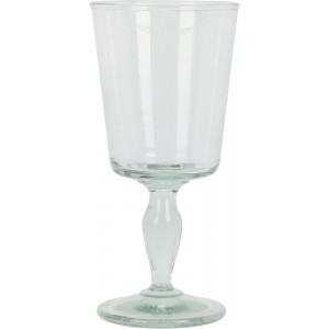 Sklenený pohár na stopke v transparentnom farebnom prevedení 240 ml 43117